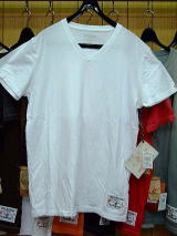 gD[W@sVc@TRUE RELIGION STYLE M648G51AZ COLOR OPTIC WHITE SS V NECK TEE W MADE IN U.S.A. 100% COTTON