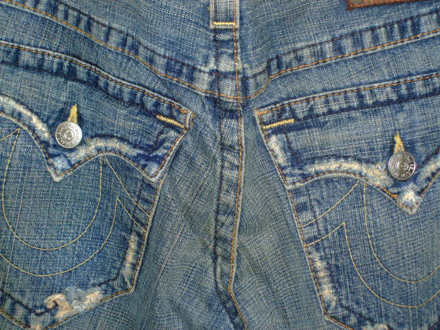 TRUE RELIGION ANDY STYLE:18812 WASH:07 MEDIUM VINTAGE MADE IN USA 100%COTTON