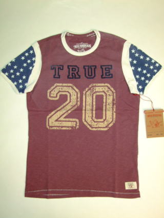 トゥルーレリジョンTシャツ　TRUE RELIGION STYLE:TRSPM1622A COLOR:333 WINE RED DESCRIPTION:SS-MEN T-SHIRT 2002